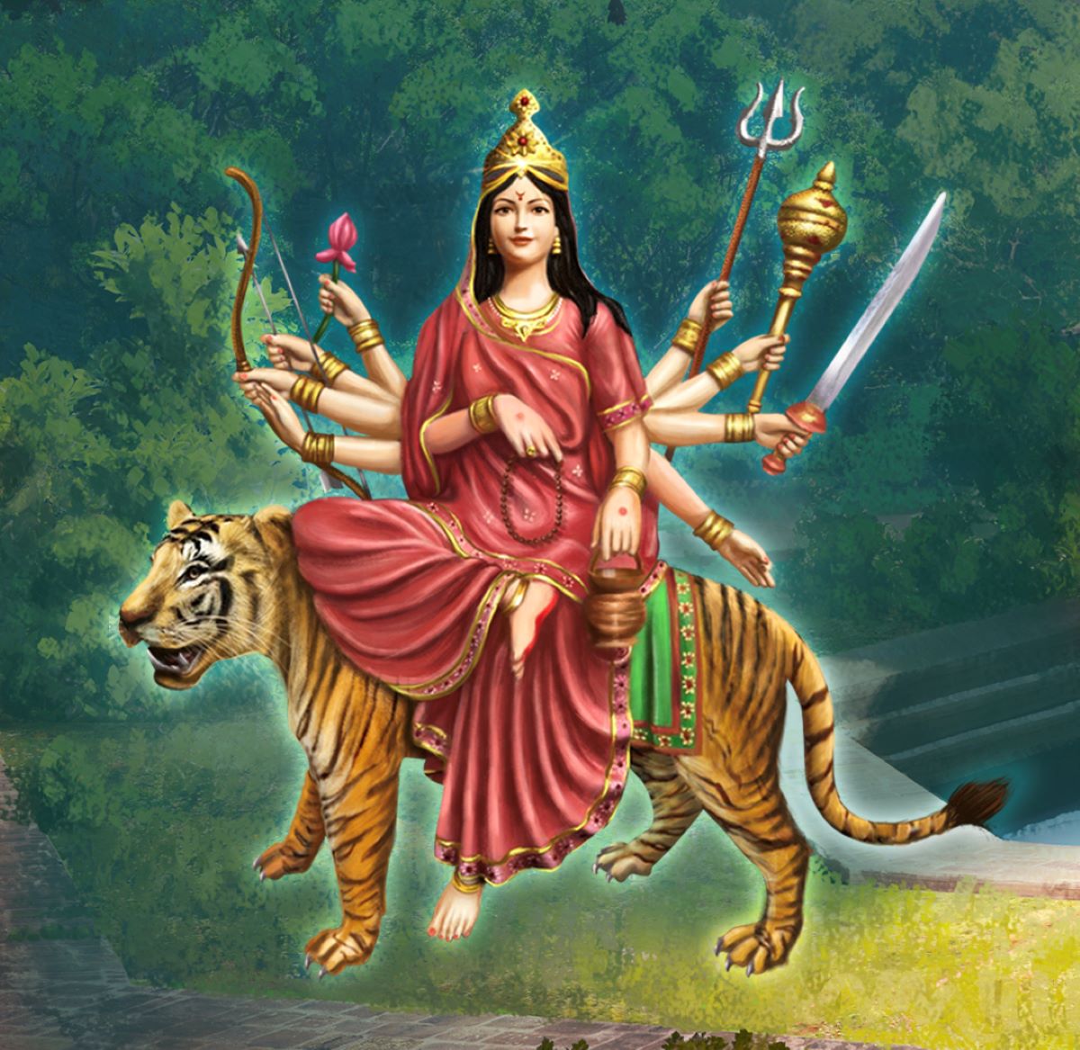 नवरात्रको तेश्रो दिन चन्द्रघण्टा