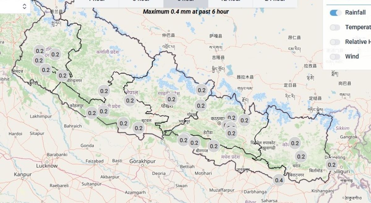 कोशी पहाडमा बदली, अन्यत्र अधिकांश सफा