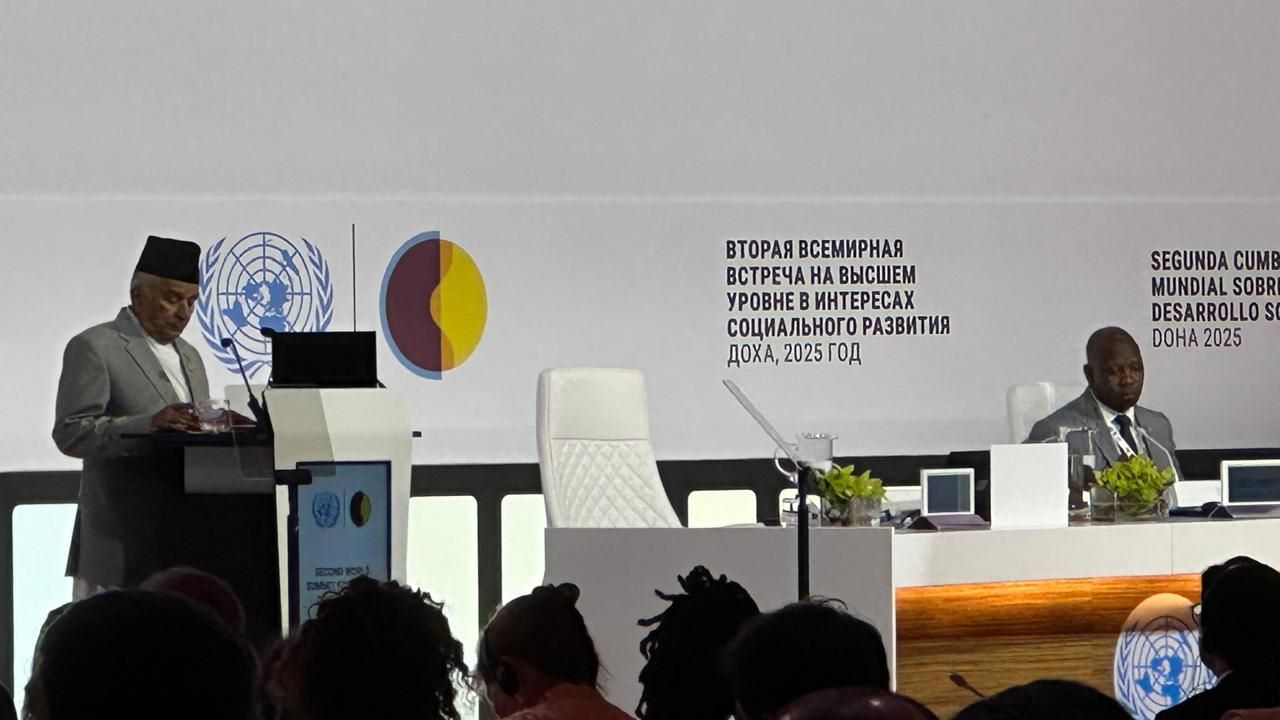 विकासोन्मुख देशहरूका लागि स्रोत, प्राविधिक ज्ञान तथा सीप आवश्यक : राष्ट्रपति पौडेल