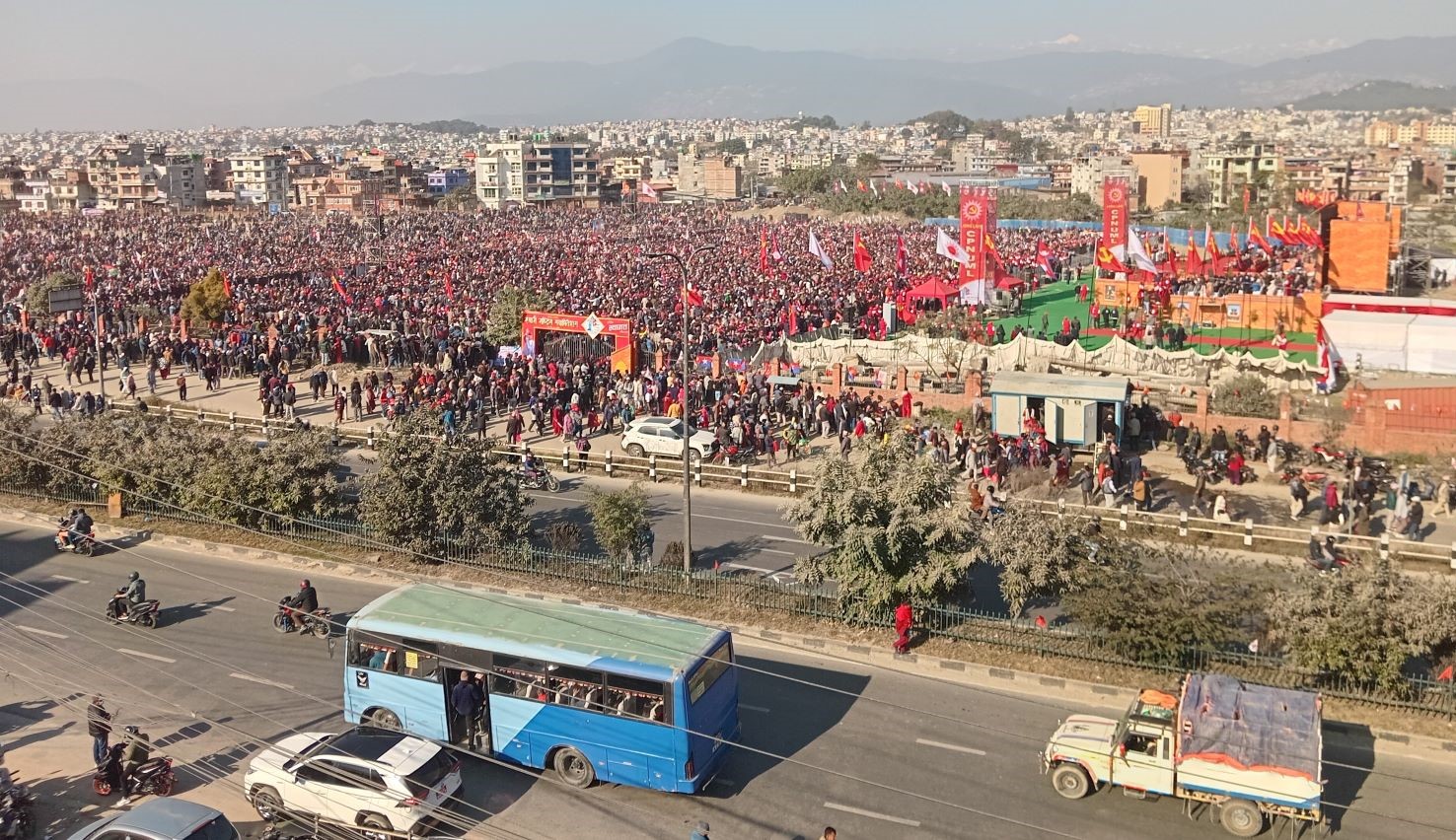 एमाले ११ औं महाधिवेशन उद्घाटन समारोहका केही तस्बिर