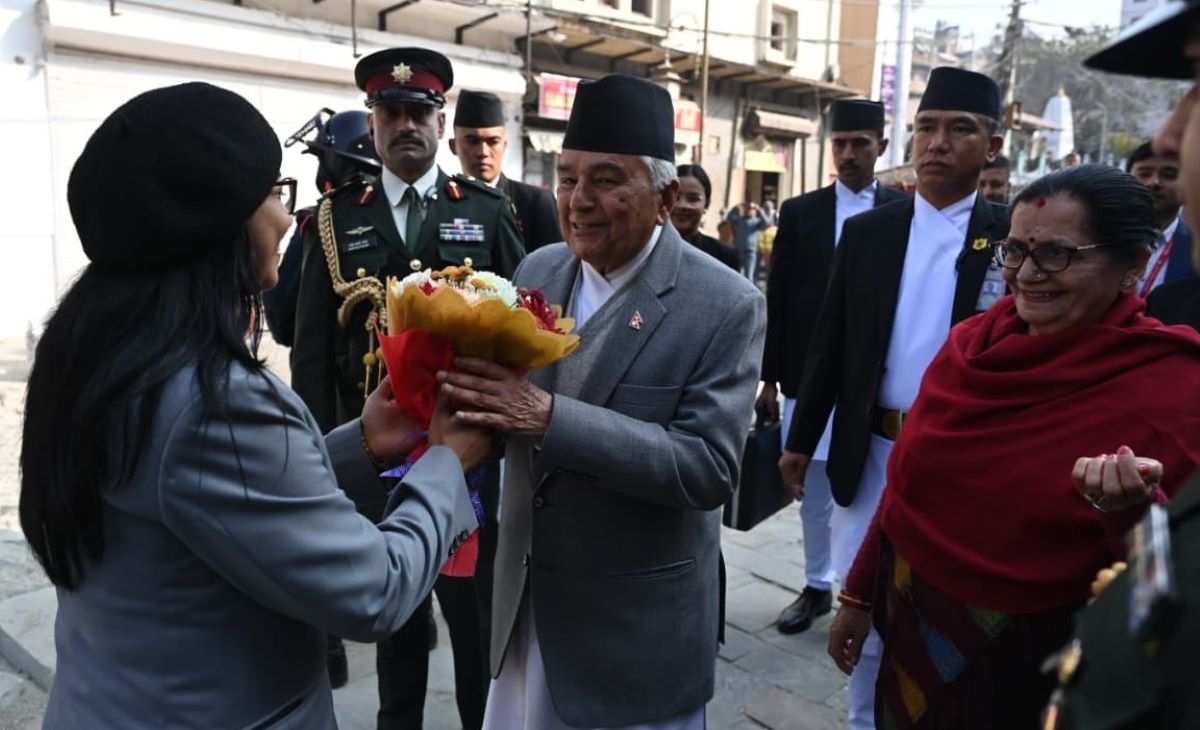 राष्ट्रपतिबाट बसन्त पुजा, प्रधानमन्त्री कार्यक्रममा सरिक
