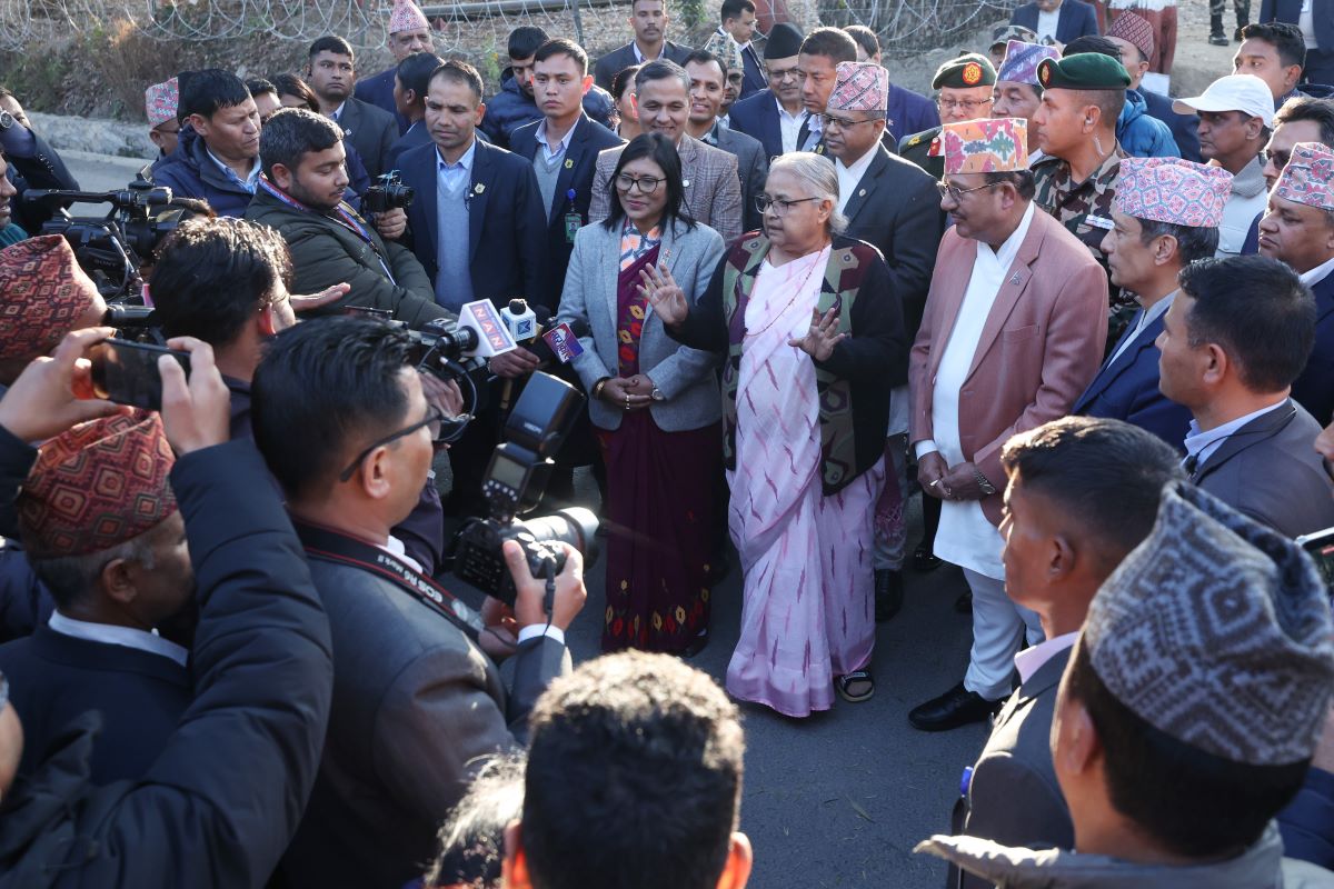 मतपत्र छपाईबारे प्रधानमन्त्रीको अवलोकन