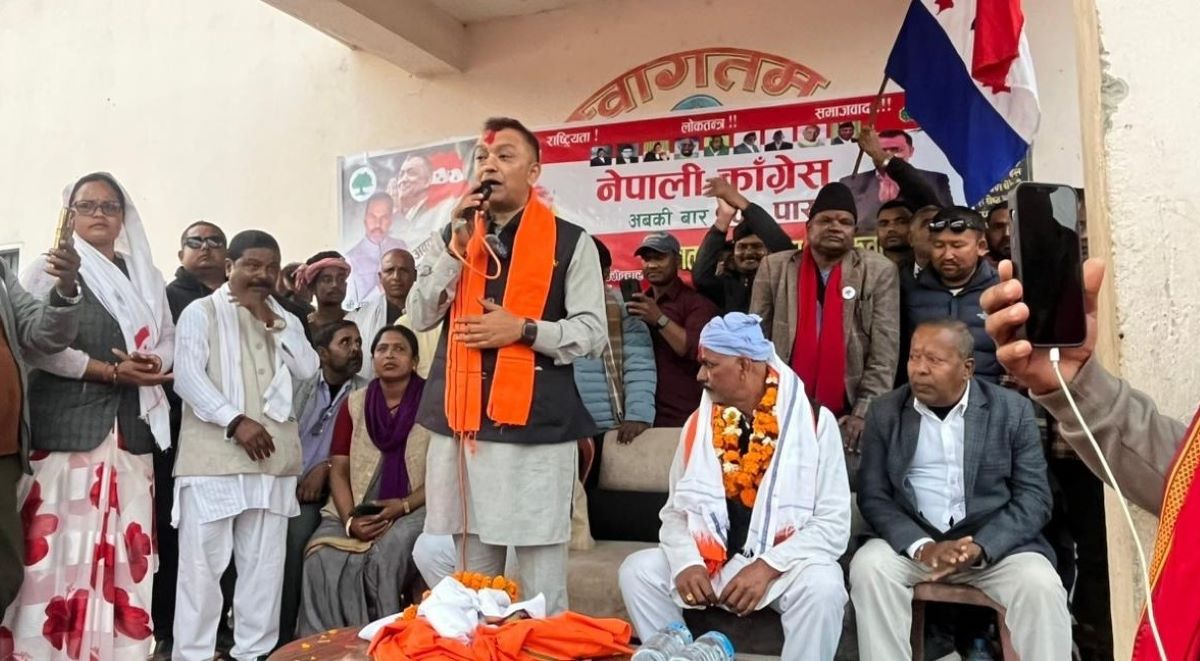 मधेसको माहोलले कांग्रेसले चुनाव जित्ने बताइसकेको छ : गगन थापा