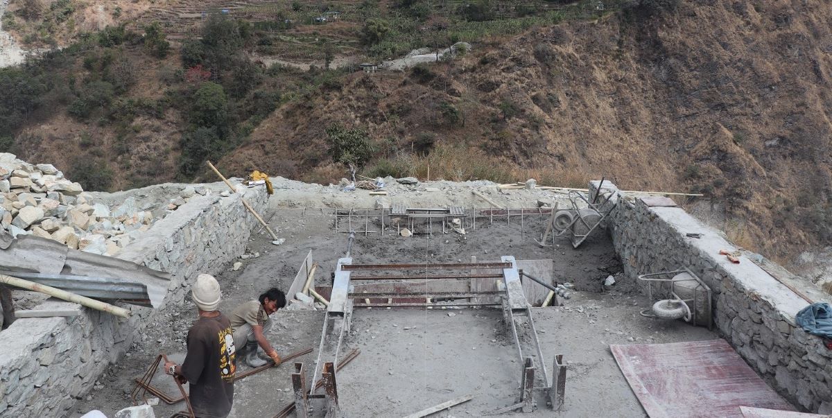 म्याग्दी नदीमाथि तीन सय तीन मिटर लामो झोलङ्गे पुल निर्माण सुरु