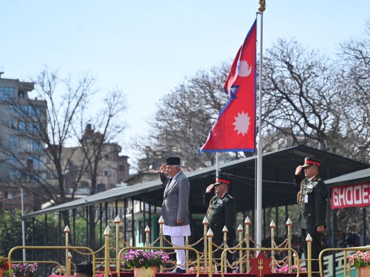 राष्ट्रपति पौडेल अश्वकलाको अवलोकनमा सहभागी