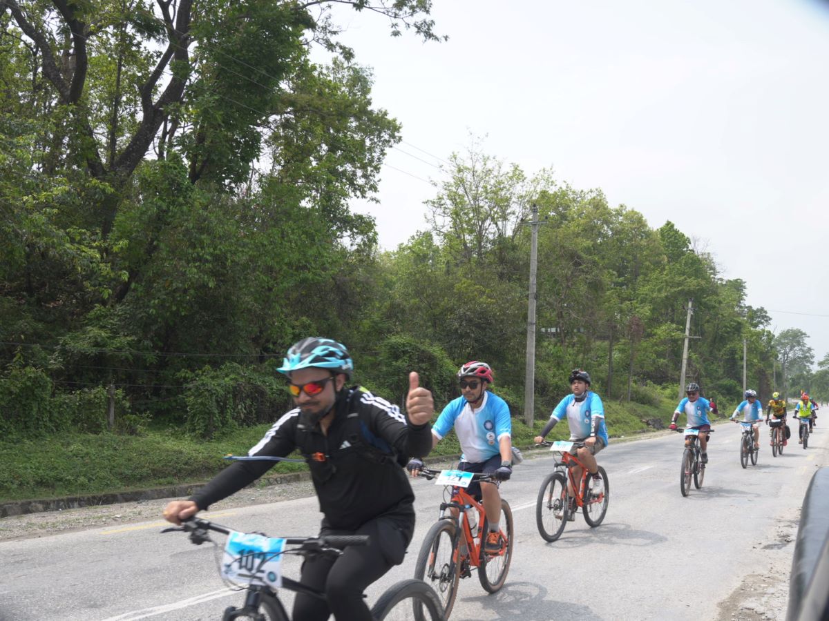 रजहरबाट अघि बढ्यो शान्तिका लागि साइकल यात्रा, शुक्रबार लुम्बिनी पुग्ने