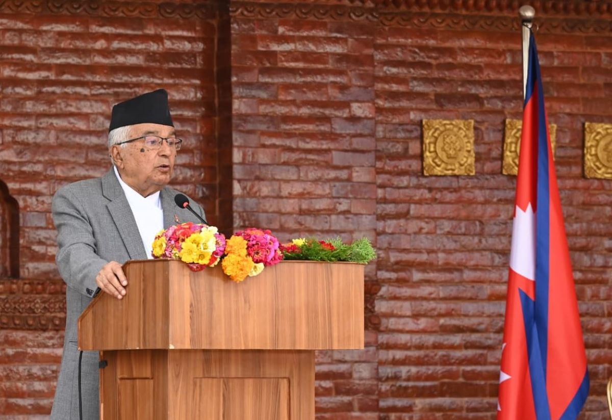 इतिहासको असल पक्षको अनुसरण गर्न सके मात्र वर्तमानलाई न्याय गर्न सकिन्छ : राष्ट्रपति पौडेल