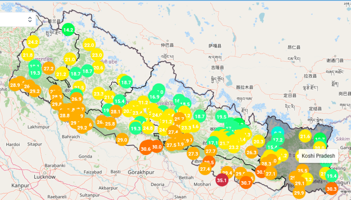 मुलकभर बदली, पहाडी क्षेत्रमा मध्यम, कतै कतै भारी वर्षा