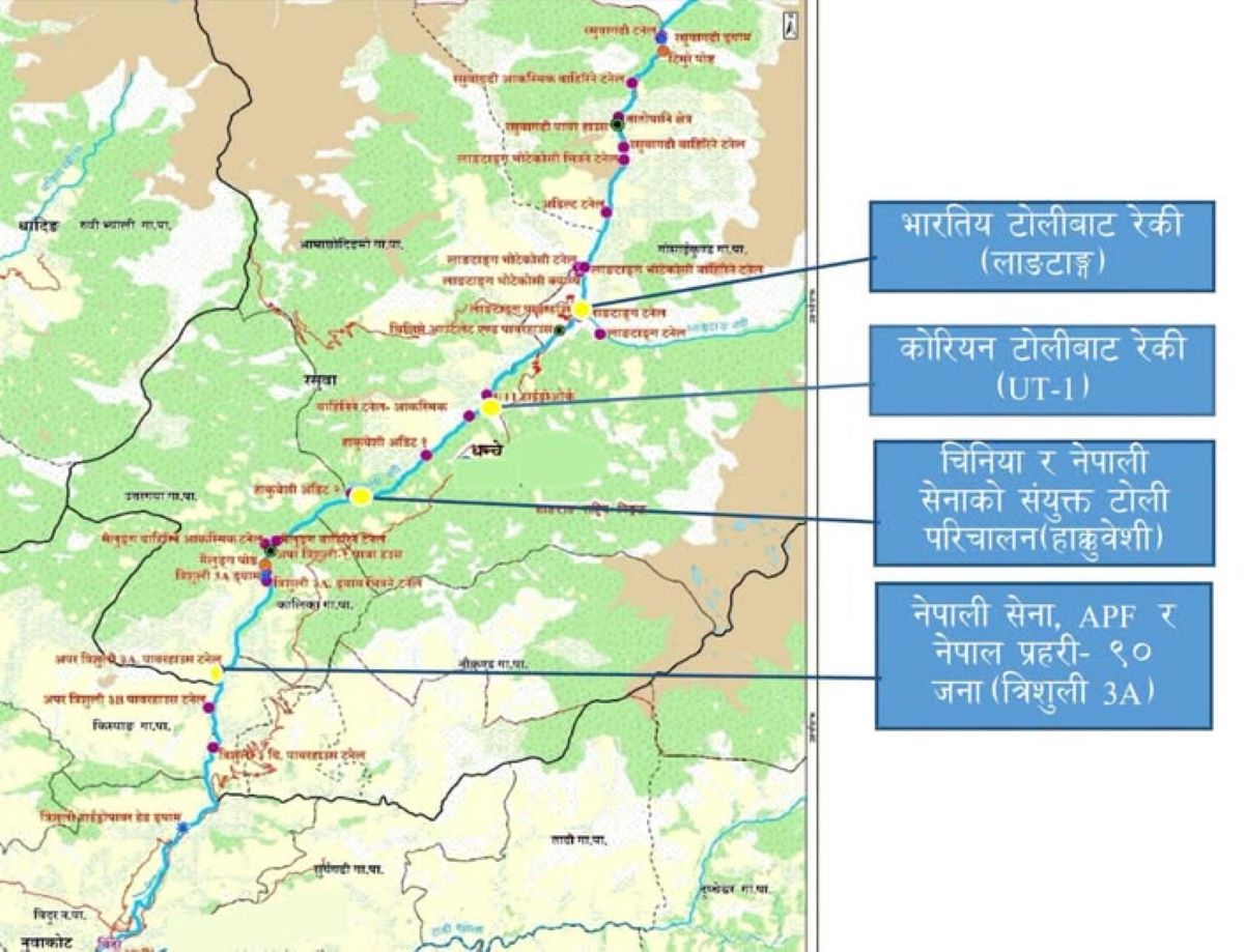 रसुवा र नुवाकोटका विद्युत आयोजनामा उद्धार जारी, कुन आयोजनामा के हुँदैछ ?
