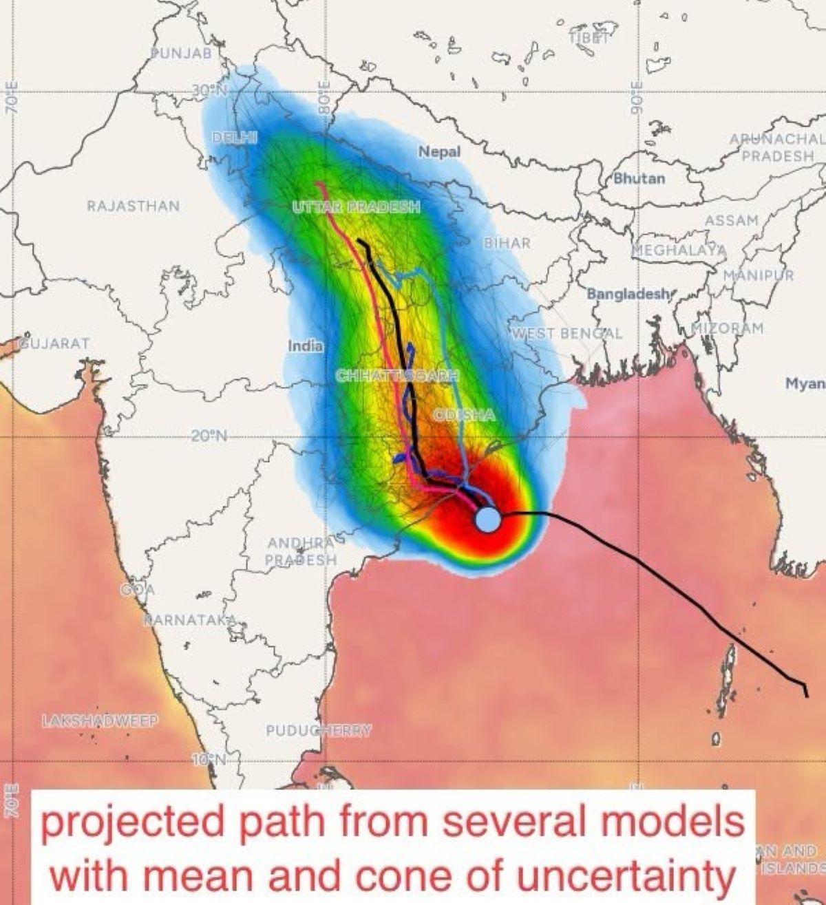 आज मुलुकभर बादल, अपराह्नबाट मध्यम वर्षाको सम्भावना